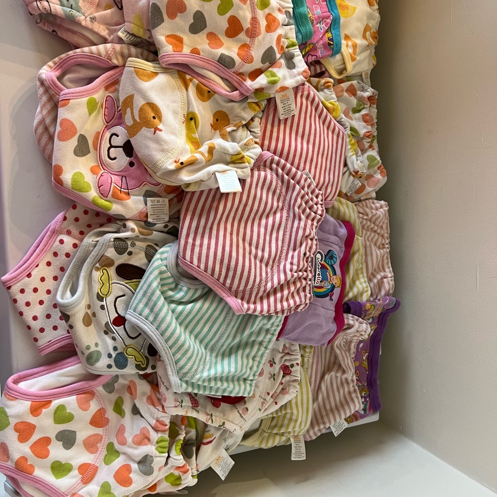 Toddler Girl Training Panties Size 2 - lot of 34